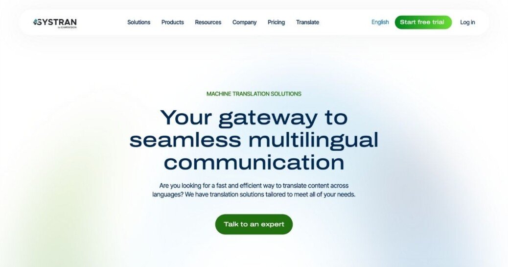 Systran: Multilingual communication tool