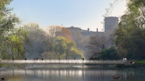 Glass bridge and statues to honour Queen Elizabeth II in St James’ Park