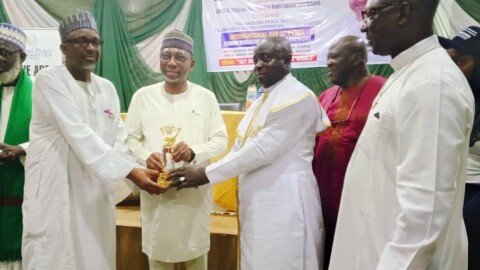 Uba Sani honoured as “peace champion” for driving unity in Kaduna