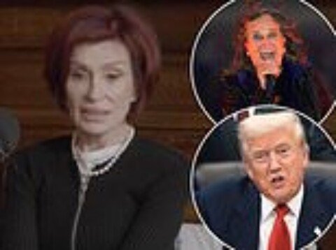 Donald Trump leaves Ozzy Osbourne’s widow Sharon in tears after paying tribute to the late rocker
