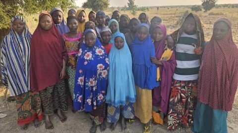 Tinubu welcomes freed Kebbi schoolgirls, charges security forces to rescue others still in captivity