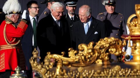 King Charles welcomes German president to UK for state visit