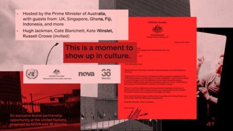 ‘This is influence’: Leaked 36 Months sponsorship document reveals promises to sell access to United Nations event