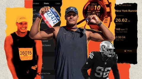 This Former NFL Player Ran 2 Major Marathons This Year. Here’s What He Learned From His Wearable Data.