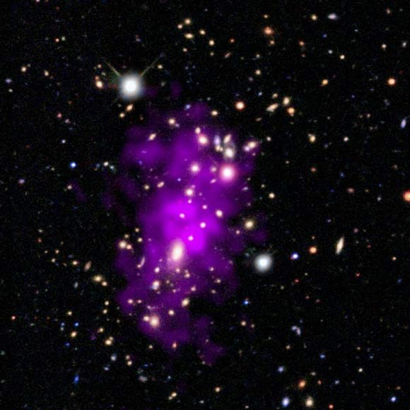 Champagne Cluster is Actually Two Galaxy Clusters in Process of Merging, Astronomers Find