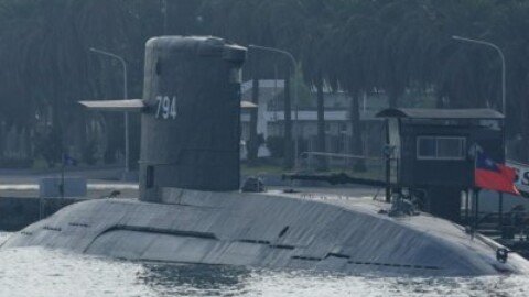 Taiwan’s first submarine completes initial submerged sea trial