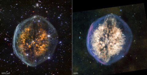 Webb’s Infrared Vision Reveals Planetary Nebula that Looks Strikingly Like Celestial Brain