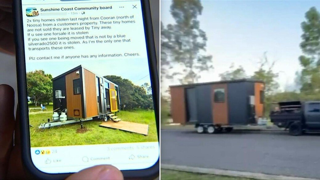 Man charged after alleged tiny home theft stopped by ‘hero’ locals in citizen’s arrest in Bli Bli, Sunshine Coast