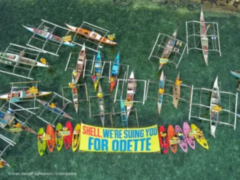 Philippine typhoon survivors file historic case against oil giant