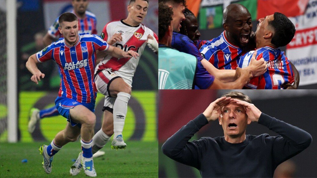 Crystal Palace ratings vs Rayo Vallecano: Any regrets, Thomas Tuchel?! England reject Adam Wharton stars in Conference League final as Oliver Glasner bows out with perfect parting gift thanks to Jean-Philippe Mateta’s winner