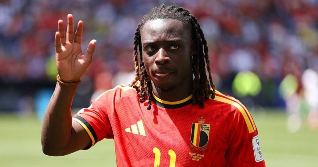 Jeremy Doku jets back for birth of first child as Belgium set return date