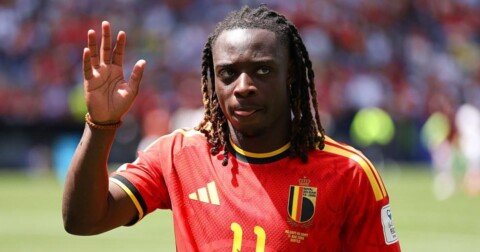 Jeremy Doku jets back for birth of first child as Belgium set return date