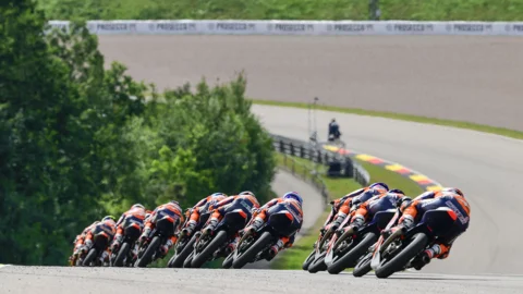 Who takes the Red Bull Rookies Cup Trophies at the Sachsenring?
