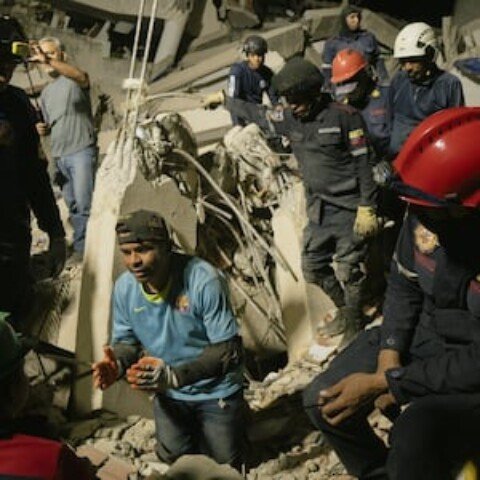 Venezuela quake rescuers believe boy, 9, is alive under rubble after 16 days