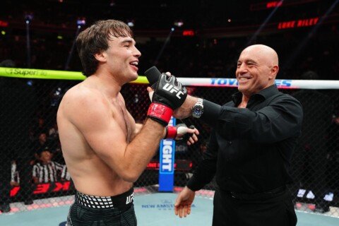 Joe Rogan told he ‘shouldn’t watch fighting’ by UFC 329 star he claims won via an early stoppage