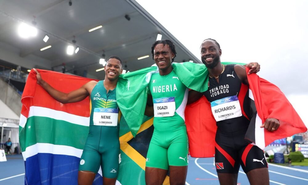 Samuel Ogazi Wins Historic First-Ever Commonwealth Games Men’s 400m Gold for Nigeria