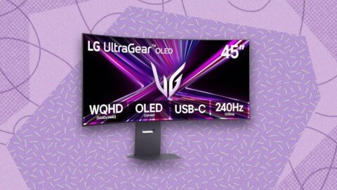 This 45-Inch LG UltraGear OLED Curved Gaming Monitor Is $700 Off Right Now