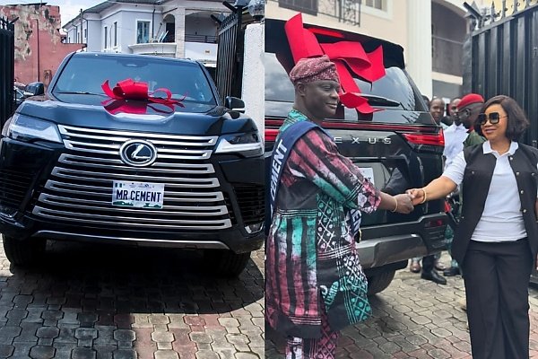 Dangote Cement Rewards Top Distributor With New 2026 Lexus LX700h Worth Over ₦400 Million