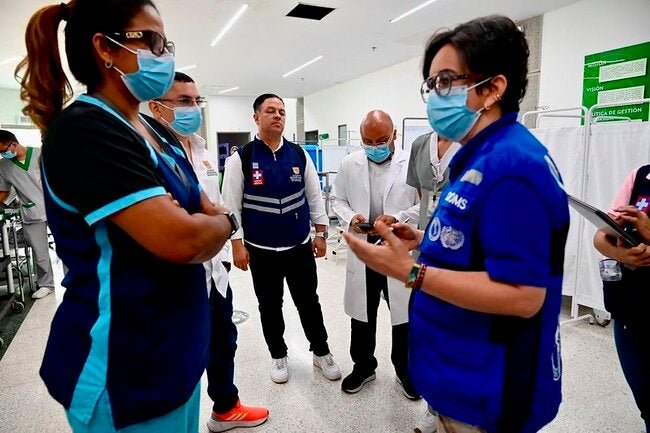 PAHO/WHO supports Colombia as health response enters next phase following earthquake