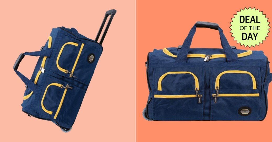 This popular rolling duffel bag ‘holds 4 days of clothes for 3 people’ — it’s under $50 today
