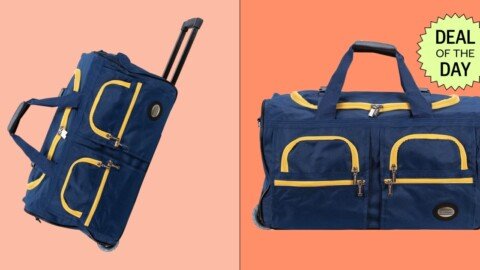 This popular rolling duffel bag ‘holds 4 days of clothes for 3 people’ — it’s under $50 today