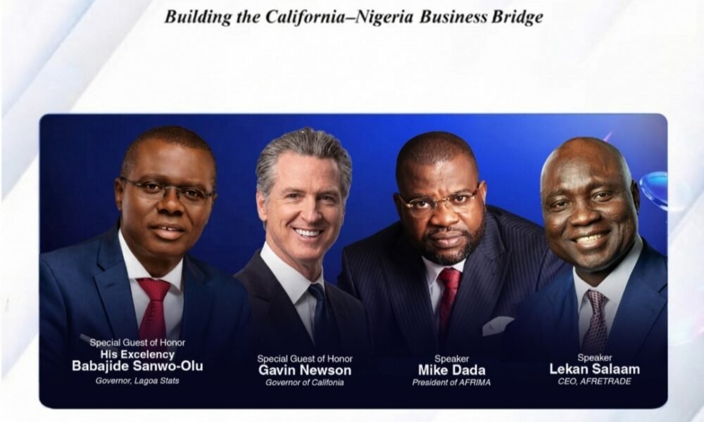 Sanwo-Olu, AFRIMA’s Mike Dada, Gov Of California, Afretrade CEO, Others To Speak At California–Lagos Business Summit