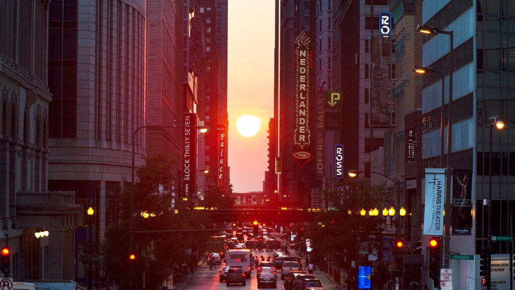 What the equinox ‘henge’ effect tells us about U.S. cities