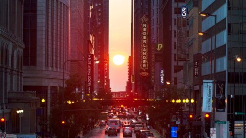 What the equinox ‘henge’ effect tells us about U.S. cities