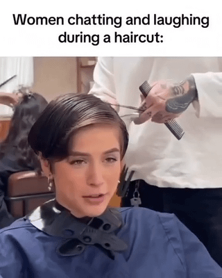 POV : it’s my hair cut day