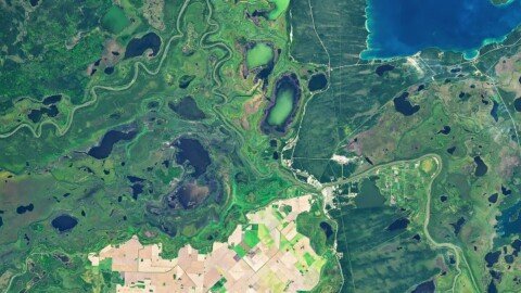 An Agricultural “Island” in the Saskatchewan River Delta